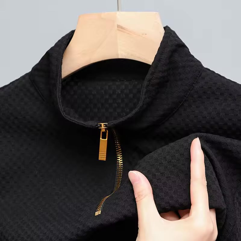 Cozy Geometric Knit Pullover Everyday