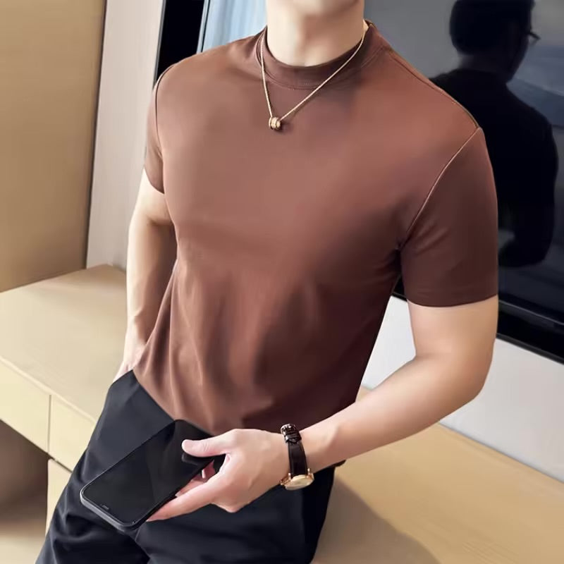 Everyday Stretch Highneck Slim Tee Comfort