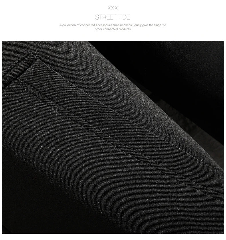 2024 Spring Autumn Men Hooded Jackets Print Harajuku Windbreaker Ribbon Overcoat Male Casual Outwear Hip Hop Streetwear Coats