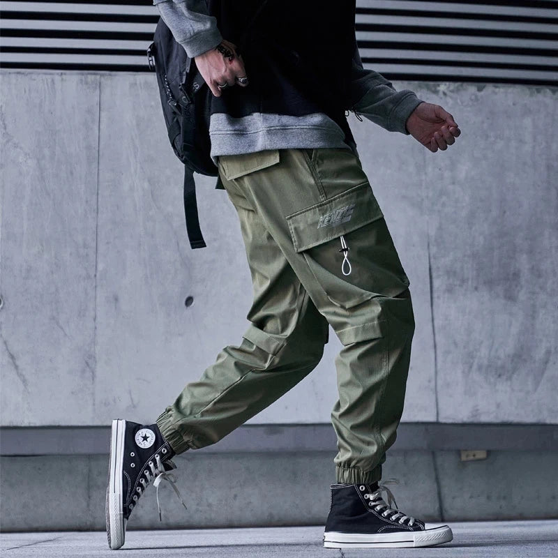 2026 Hip Hop Cargo Casual Pants Boy Versatile Student Hong Feng Leotard Handsome Long Pants  Harem Joggers Harajuku Sweatpant