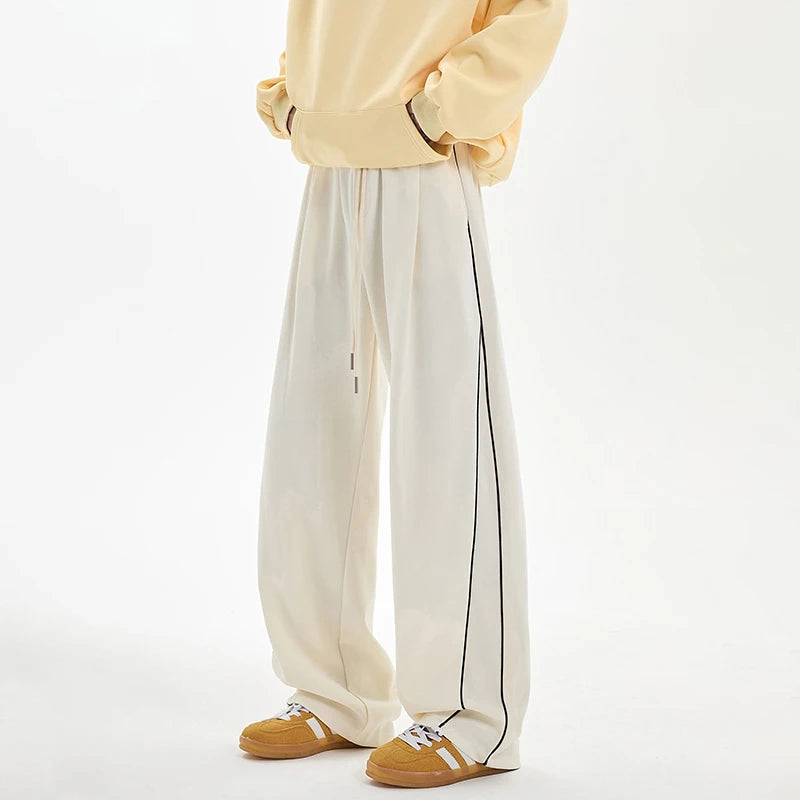 Man Woman Baggy Pants New Cargo Pants Men's Loose Straight Oversize Clothing Wide-leg Sweatpants For Men Versatile Black Joggers
