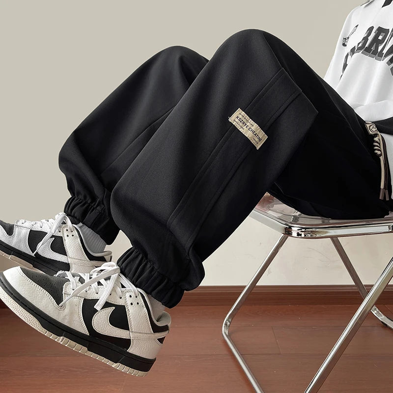 2026 New Hip Hop Streetwear Joggers Pants Men Casual Cargo Pant Trousers High Street Elastic Waist Harem Pant Man