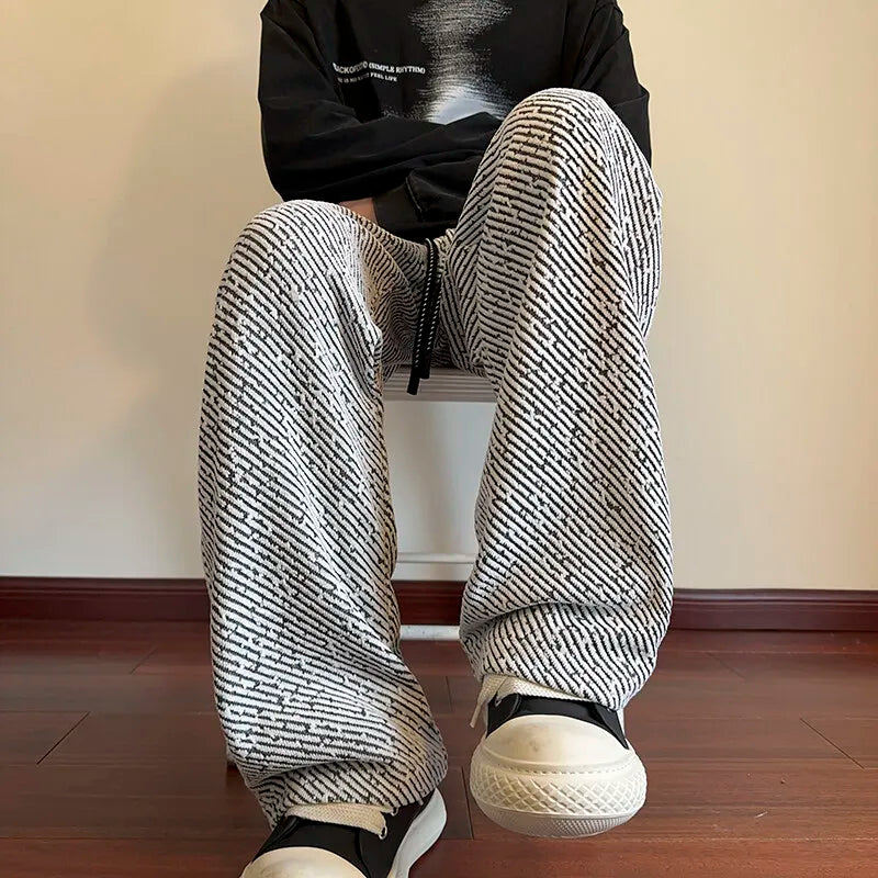 2025 New Men's Hiphop Pants Men's Ins High Street Spring And Autumn Assault Pants Harem Trousers Sweatpants