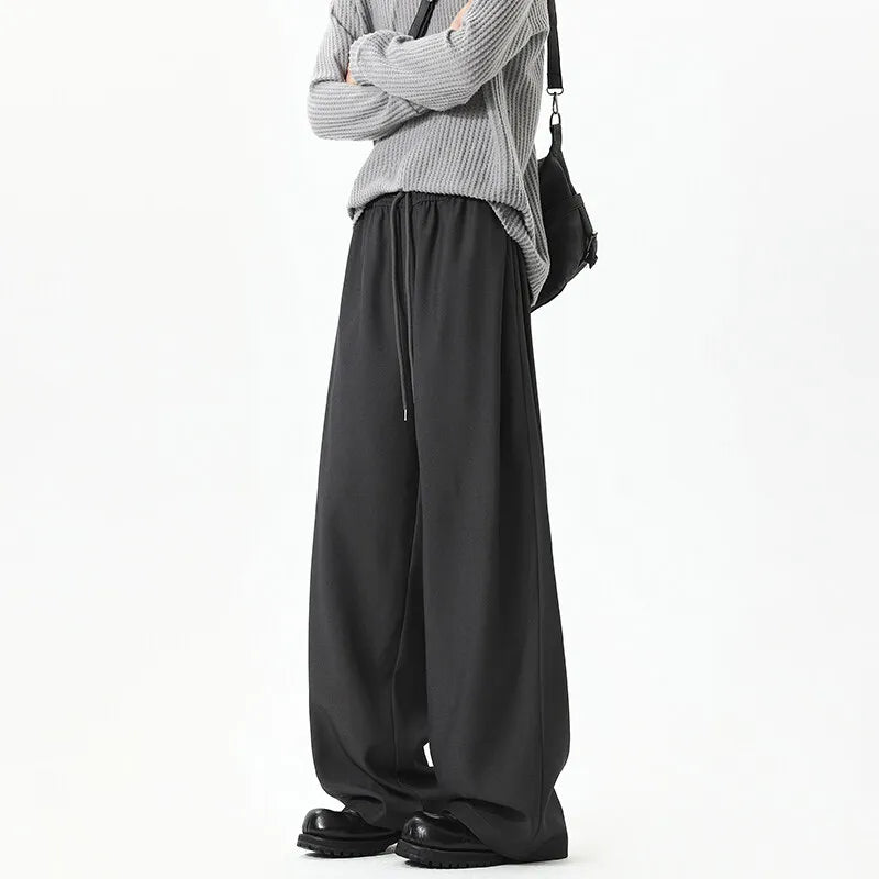 Y2k Wide Leg Cargo Pants New Men's Overalls Multi-Pocket American Hiphop Pants Men's Black Pants Baggy Joggers 5XL