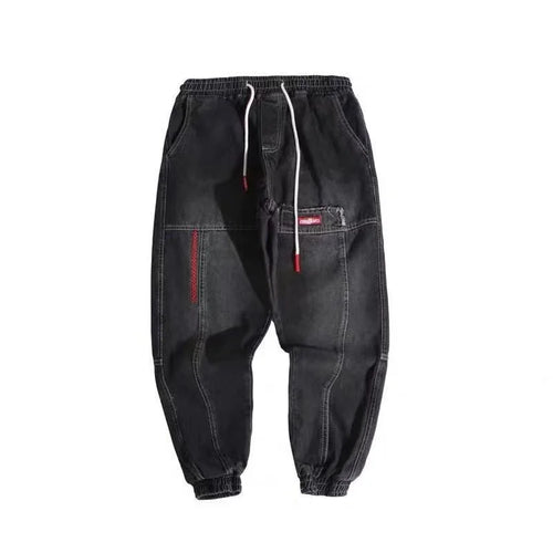2025 New Streetwear Hip Hop Cargo Pants Men's jeans Cargo Pants Elastic Harun pants Joggers Pants In Autumn and Spring Men Cloth