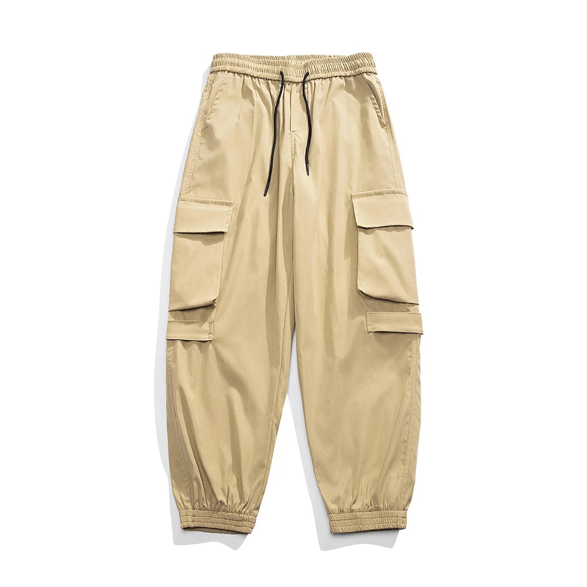 Men Cargo Pants Elastic Waist Wide Leg Men's Harem Joggers Sweatpants for Men/Women Baggy Pants Vintage Oversized Trousers