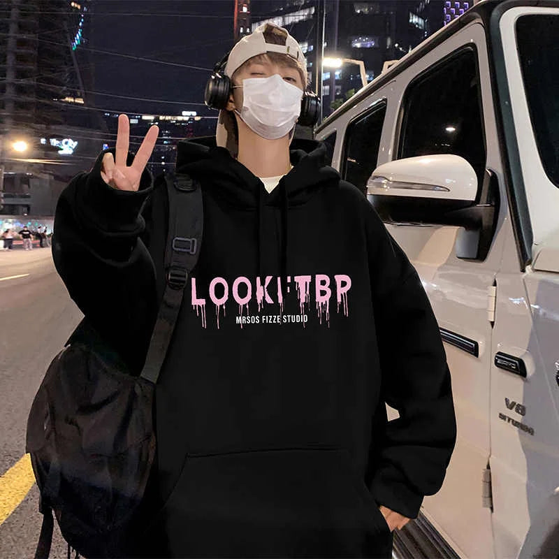 Winter Streetwear Spider Graphic Y2K Hoodies For Man Hip Hop Goth Fleece Print Pullover Hoody Oversize Retro Hooded Sweatshirts