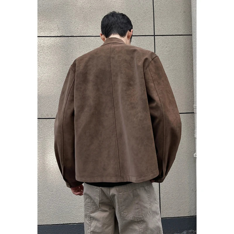 Spring & Autumn Cargo Mens Jackets Coat Motorcycle Jackets Long Sleve Outerwear Streetwear Coat Man Clothes 5XL