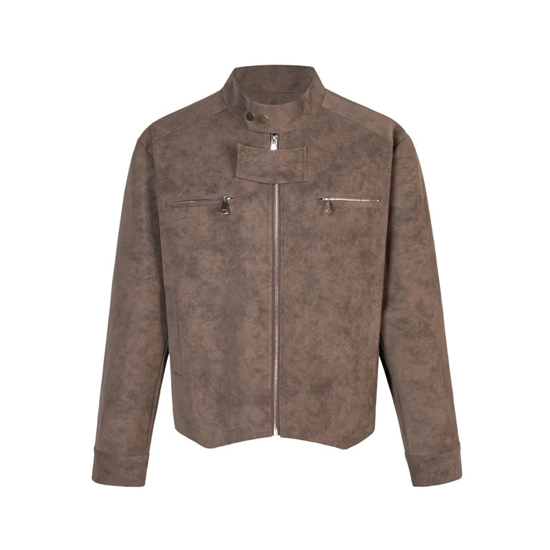Spring & Autumn Cargo Mens Jackets Coat Motorcycle Jackets Long Sleve Outerwear Streetwear Coat Man Clothes 5XL