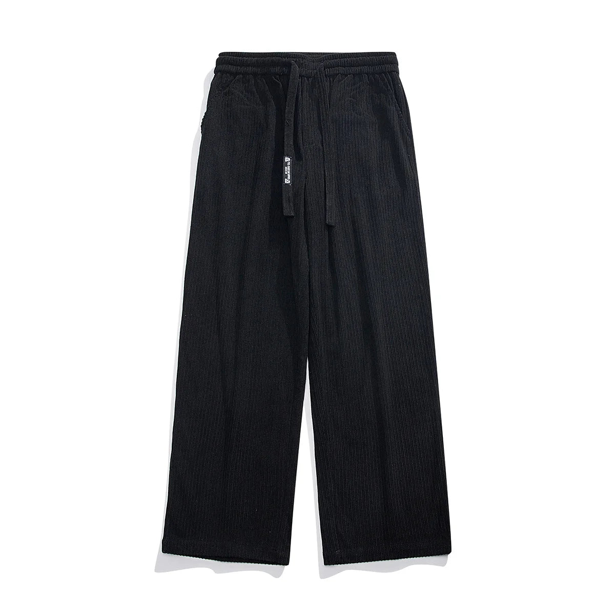 Corduroy Pants Men Spring Autumn Pants Men's Work Baggy Homme Casual Pants Korean Style Black Loose Straight Pants Streetwear