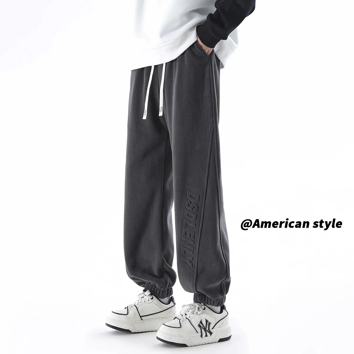 Spring Autumn Sweatpants Cotton Men Baggy Joggers Fashion Hip Hop Japanese Streetwear Casual Baggy Trousers Sports Pants Mens