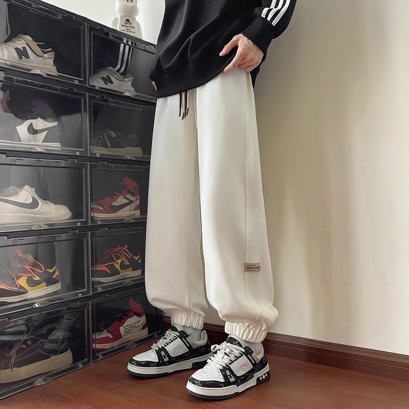 2026 New Hip Hop Streetwear Joggers Pants Men Casual Cargo Pant Trousers High Street Elastic Waist Harem Pant Man