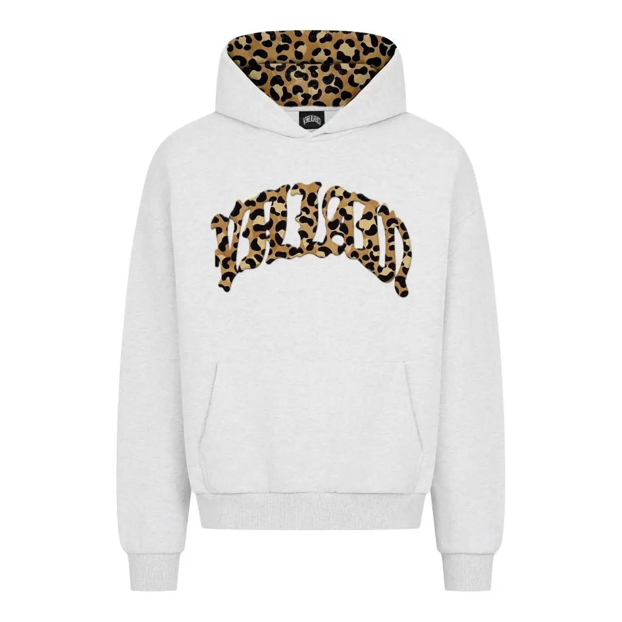 European and American men clothing set with new leopard print embroidery patch design retro street hip-hop sportswear for women