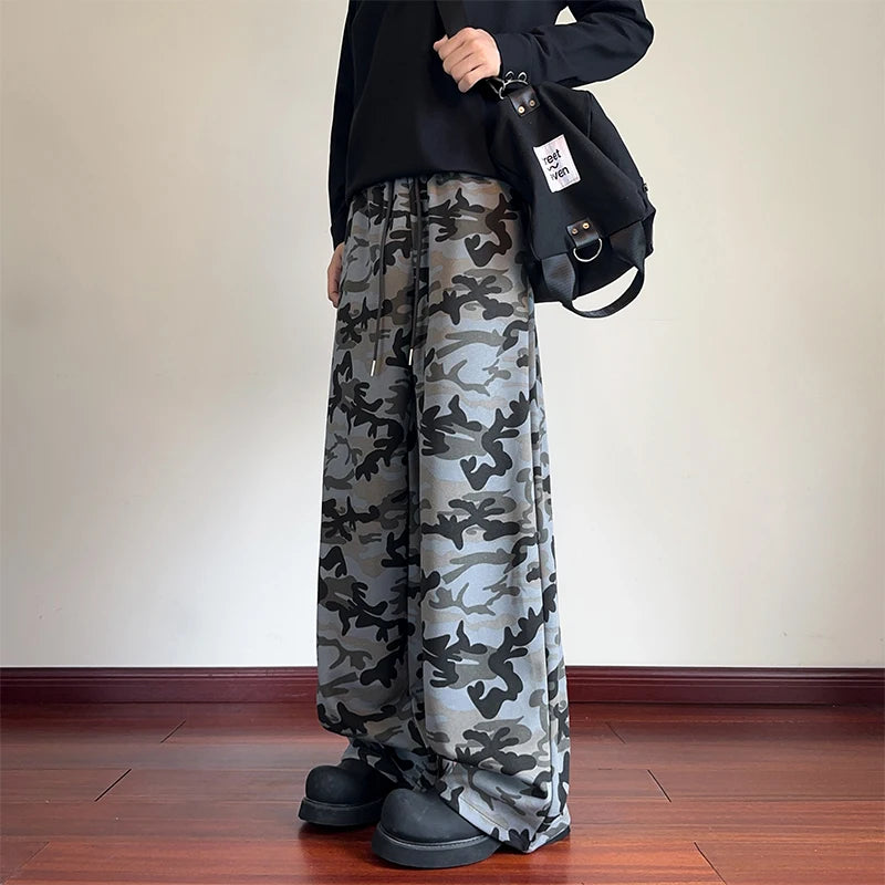 Cargo Pants Men Streetwear Hip Hop Pants Elastic Waist Male Casual Joggers Pants Men Hiphop Casual Trousers Men Dropshipping