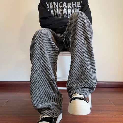 2025 New Men's Hiphop Pants Men's Ins High Street Spring And Autumn Assault Pants Harem Trousers Sweatpants