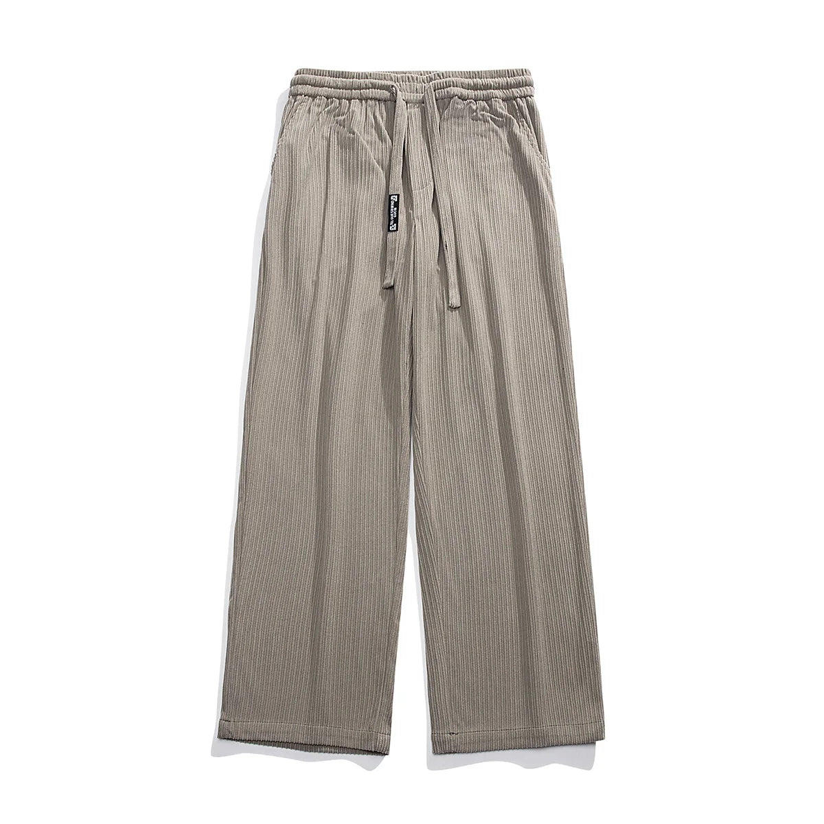 Corduroy Pants Men Spring Autumn Pants Men's Work Baggy Homme Casual Pants Korean Style Black Loose Straight Pants Streetwear