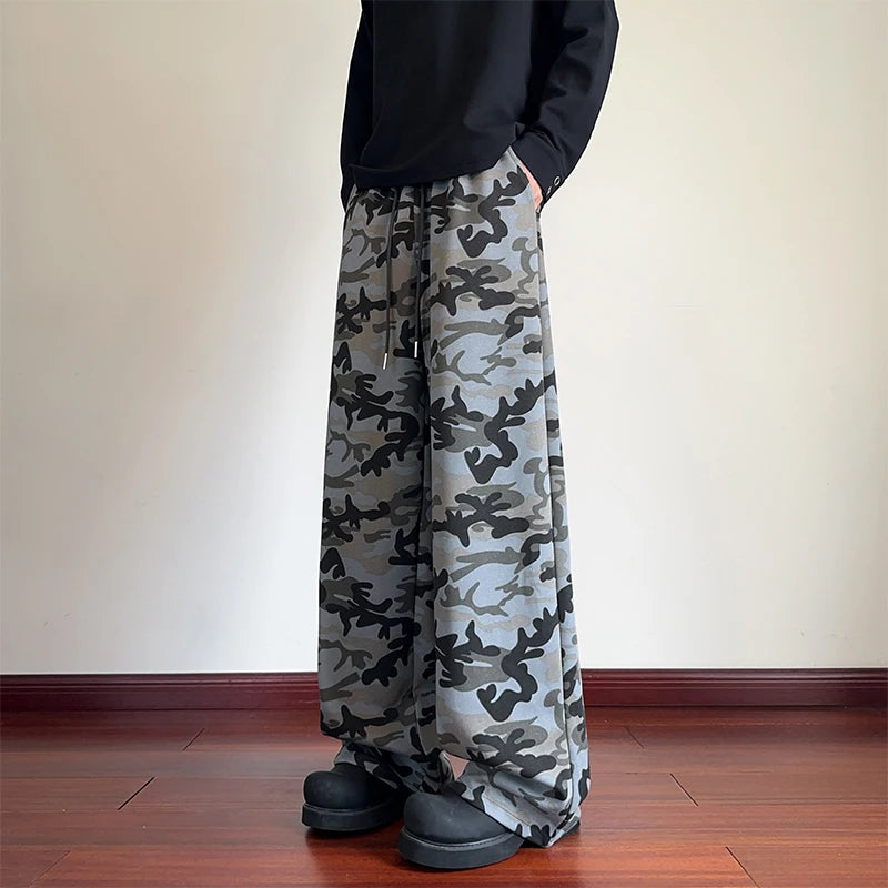Cargo Pants Men Streetwear Hip Hop Pants Elastic Waist Male Casual Joggers Pants Men Hiphop Casual Trousers Men Dropshipping