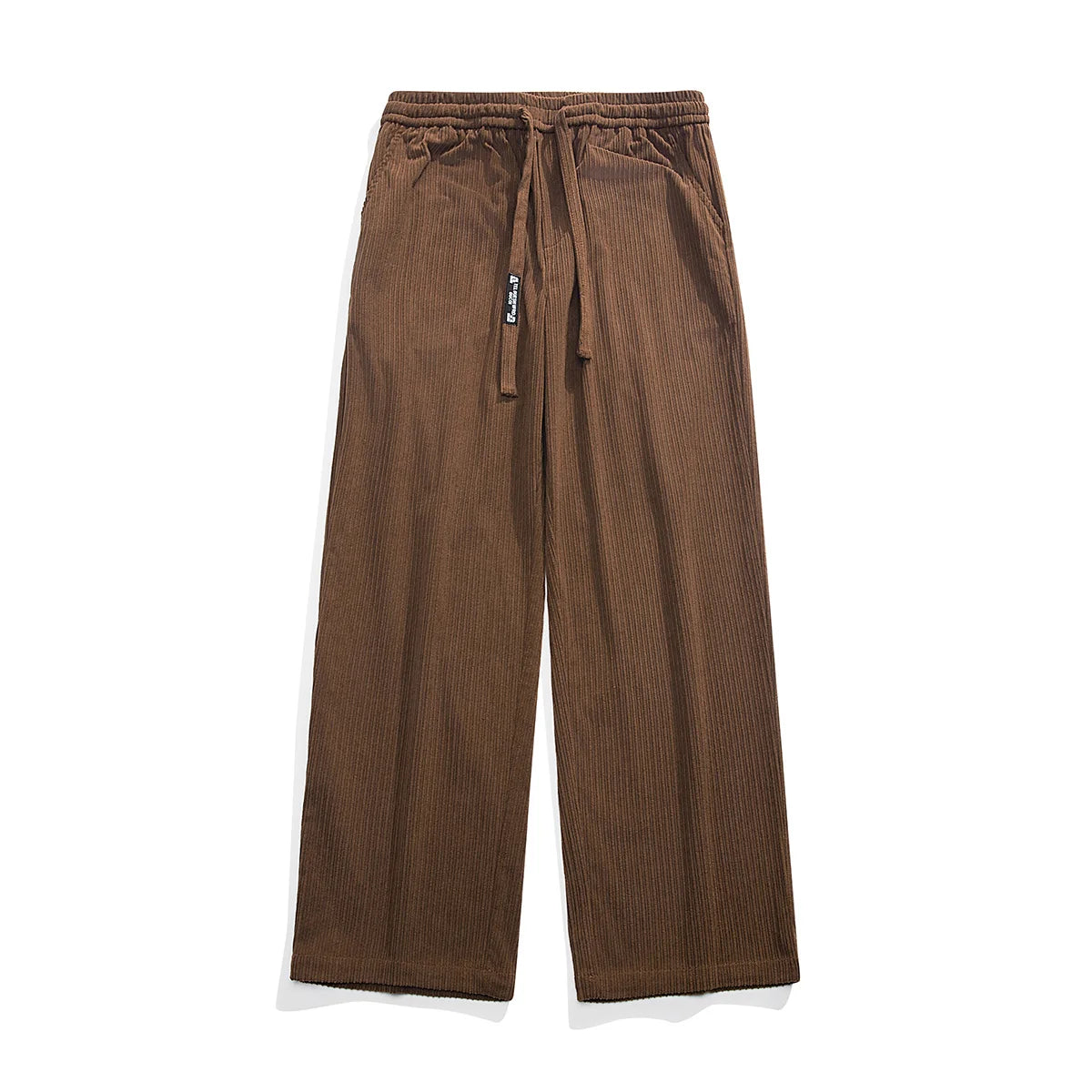 Corduroy Pants Men Spring Autumn Pants Men's Work Baggy Homme Casual Pants Korean Style Black Loose Straight Pants Streetwear