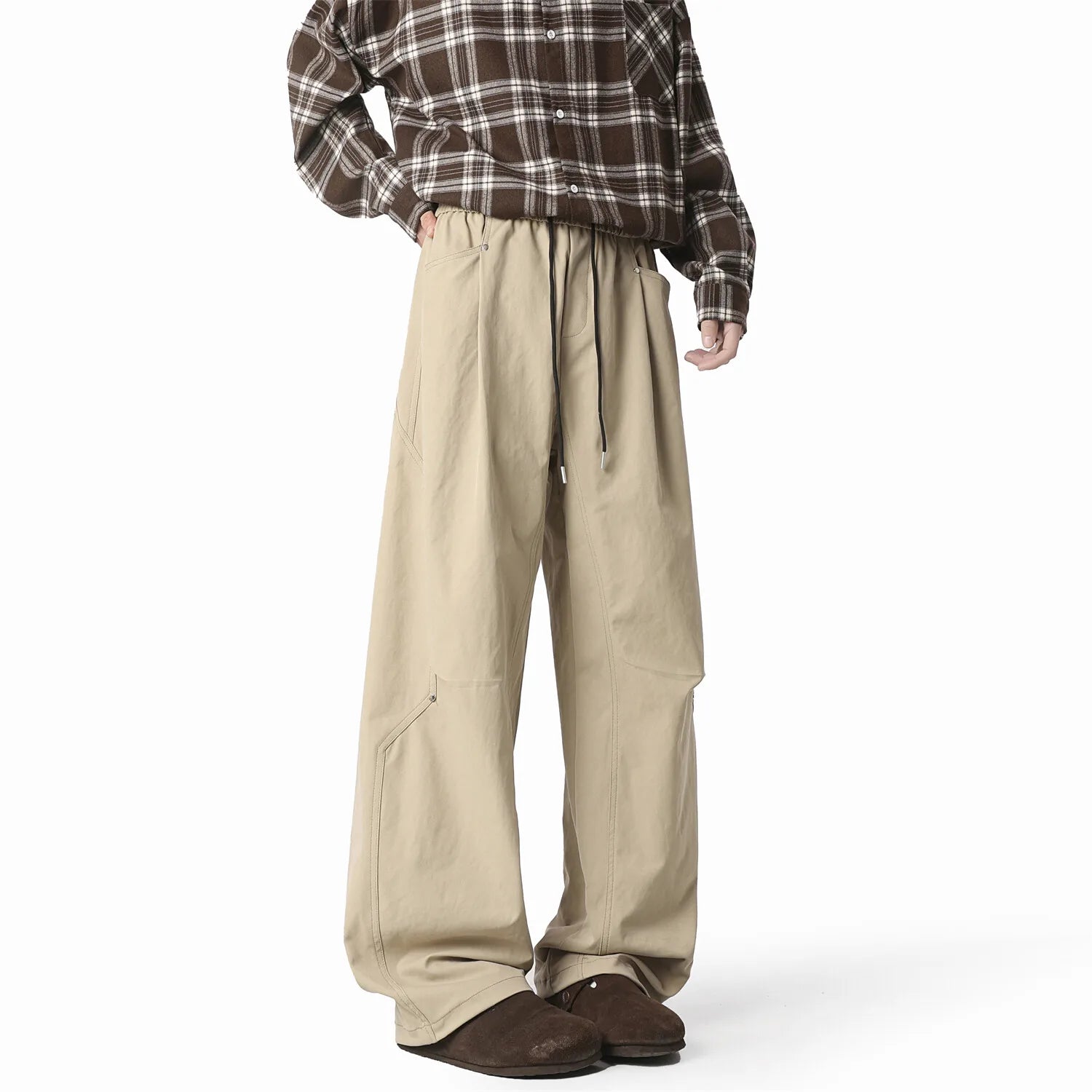Streetwear Hip Hop Joggers Cargo Pants Men Oversized Sweatpants Wide Leg Baggy Joggers Trousers Clothes New Men's Overalls