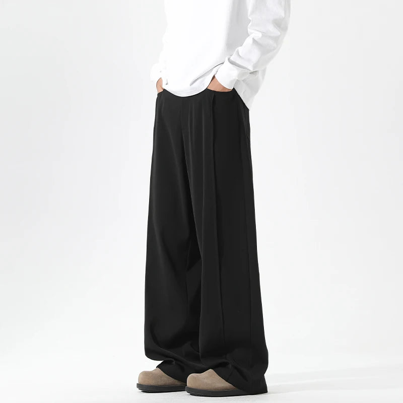 Wide Leg Straight Leg Sports Loose Teen Casual Pants Breathable Comfortable Long Trousers Streetwear Brand Clothing 5XL
