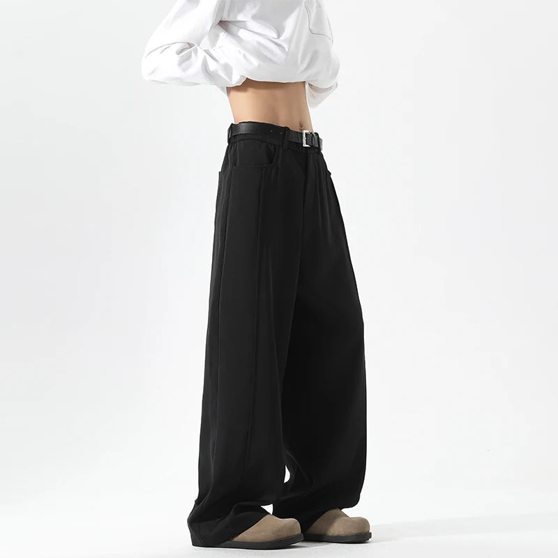 Wide Leg Straight Leg Sports Loose Teen Casual Pants Breathable Comfortable Long Trousers Streetwear Brand Clothing 5XL