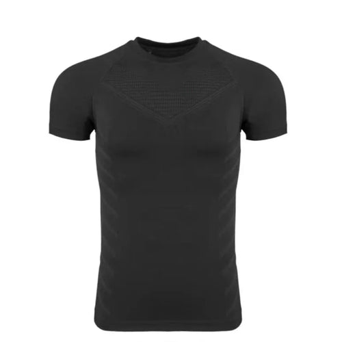 2025 Men Solid color Sport T-shirt Summer New gym Fitness Bodybuilding male Workout Shirts fashion Short Sleeves T-shirt men top