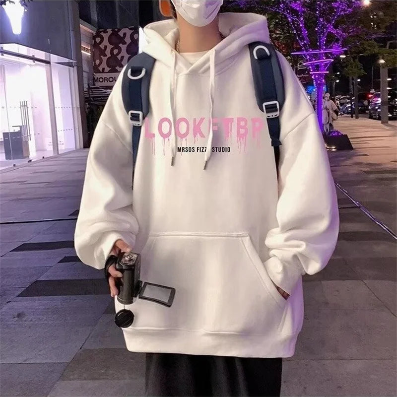 Winter Streetwear Spider Graphic Y2K Hoodies For Man Hip Hop Goth Fleece Print Pullover Hoody Oversize Retro Hooded Sweatshirts
