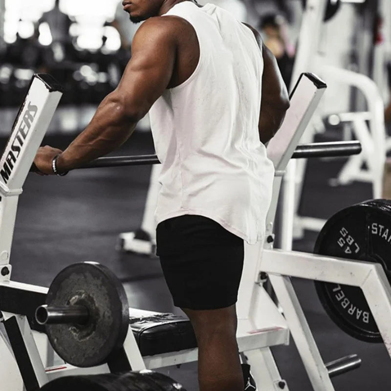 2024 summer Quick drying men vest Training slim sports breathable running fitness tank top sleeveless t-shirt Men's undershirt