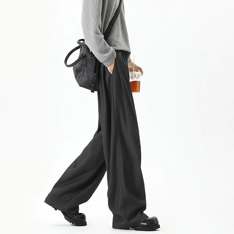 Y2k Wide Leg Cargo Pants New Men's Overalls Multi-Pocket American Hiphop Pants Men's Black Pants Baggy Joggers 5XL