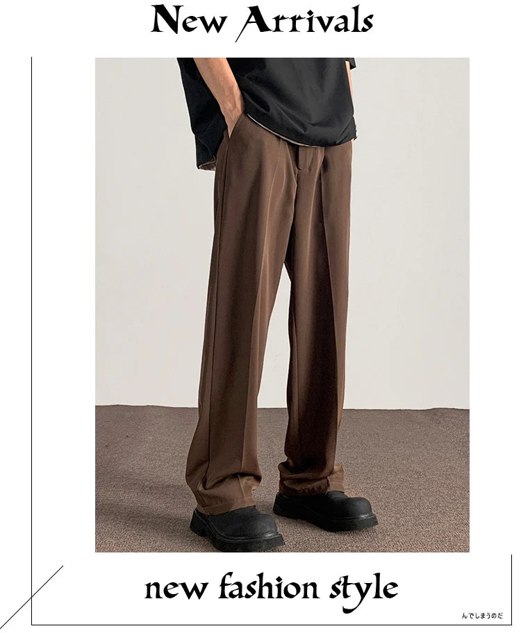 Khaki/Black/Gray Mens Korean Solid Color Harem Pants Japanese Streetwear Harajuku Casual Loose Trousers Plus Size 5XL-M