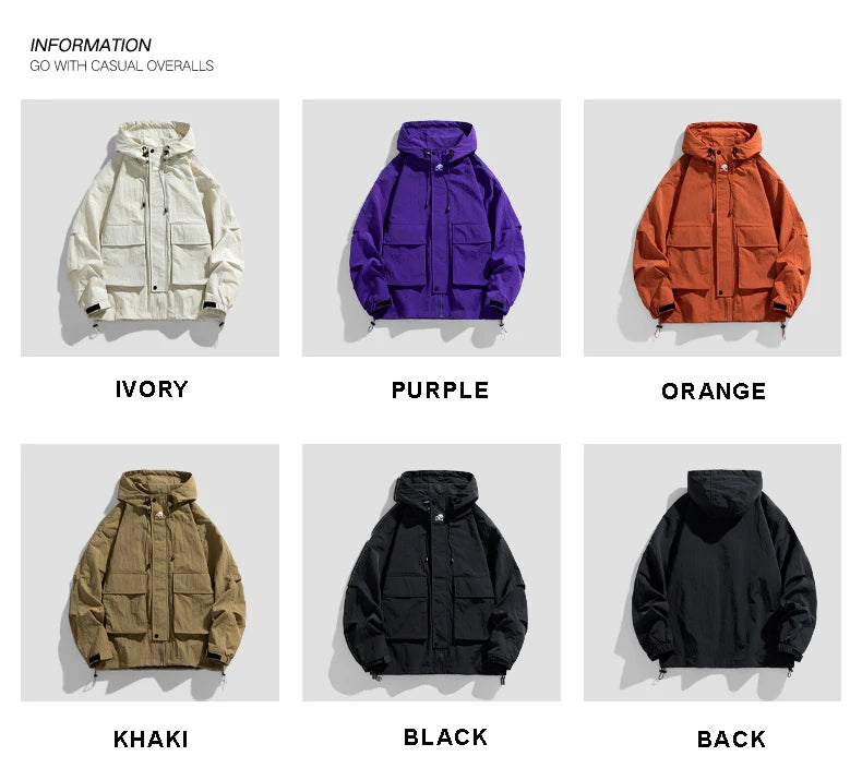 Everyday Urban Lightweight Windbreaker Hoodie