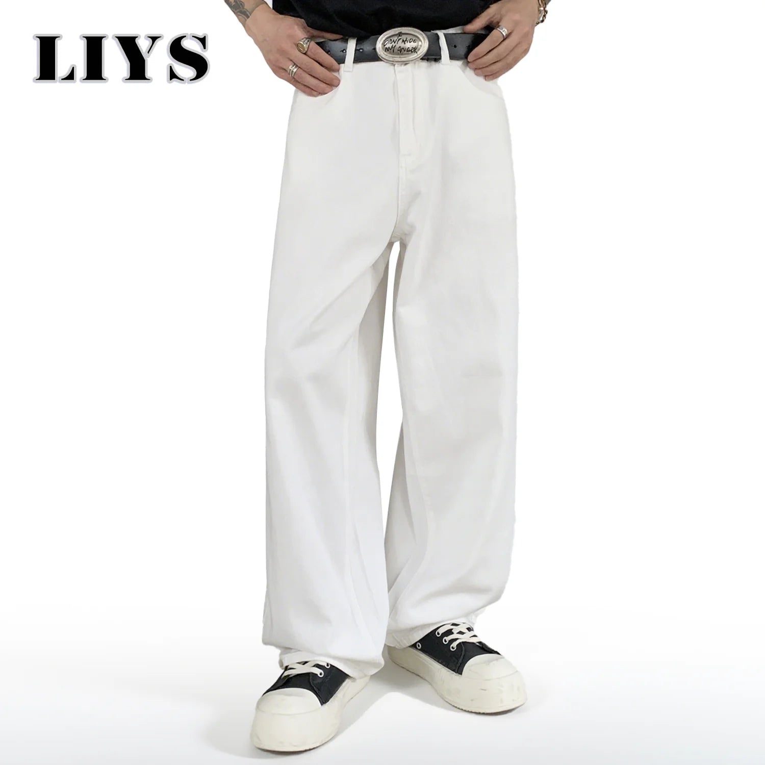 Everyday Casual Loose Straight Jeans