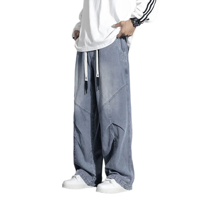 Street Baggy Denim Joggers Casual