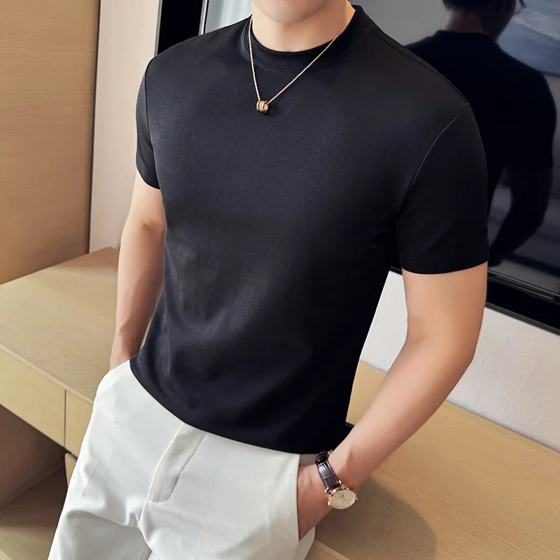 Everyday Stretch Highneck Slim Tee Comfort