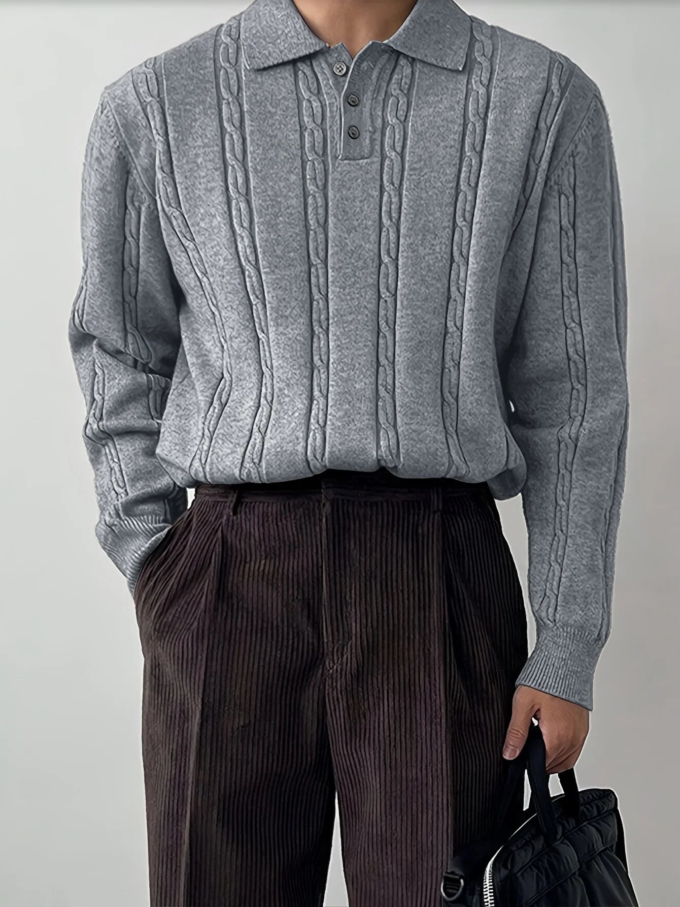 Everyday Slim Ribbed Pullover Sweater