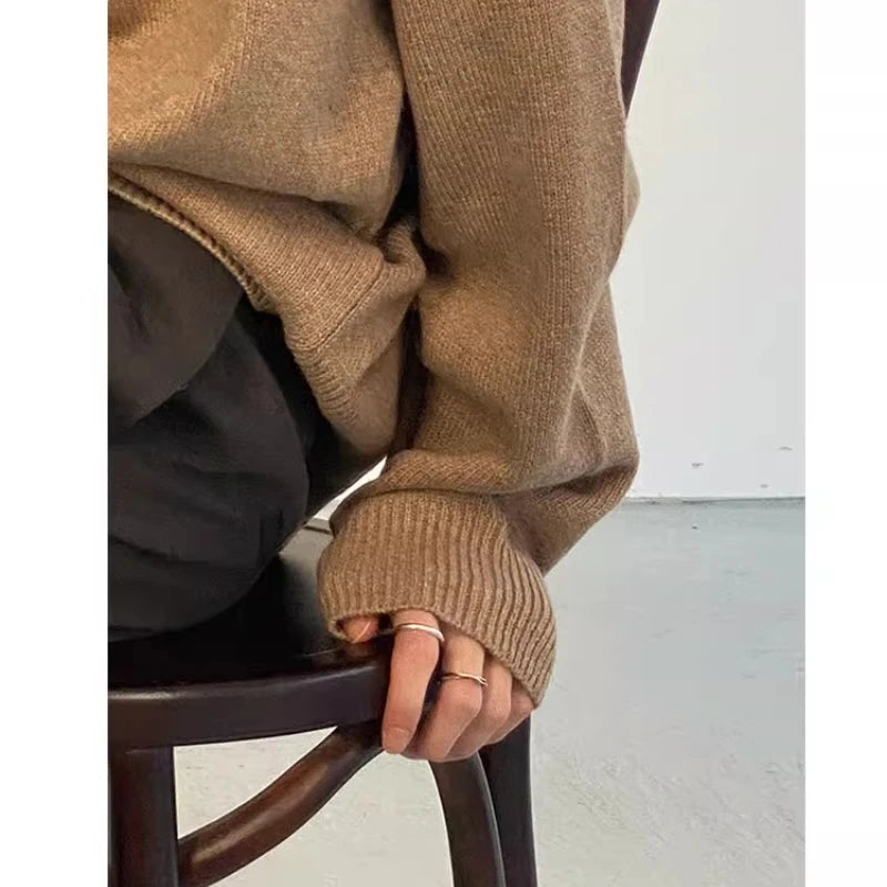 Everyday Vintage Knit Polo Sweater