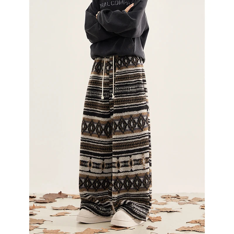 Heritage Fluffy Wide Leg Pants