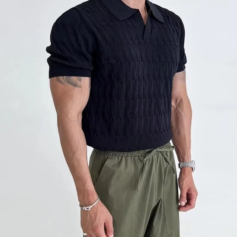 Urban Comfort Knit Polo Shirt