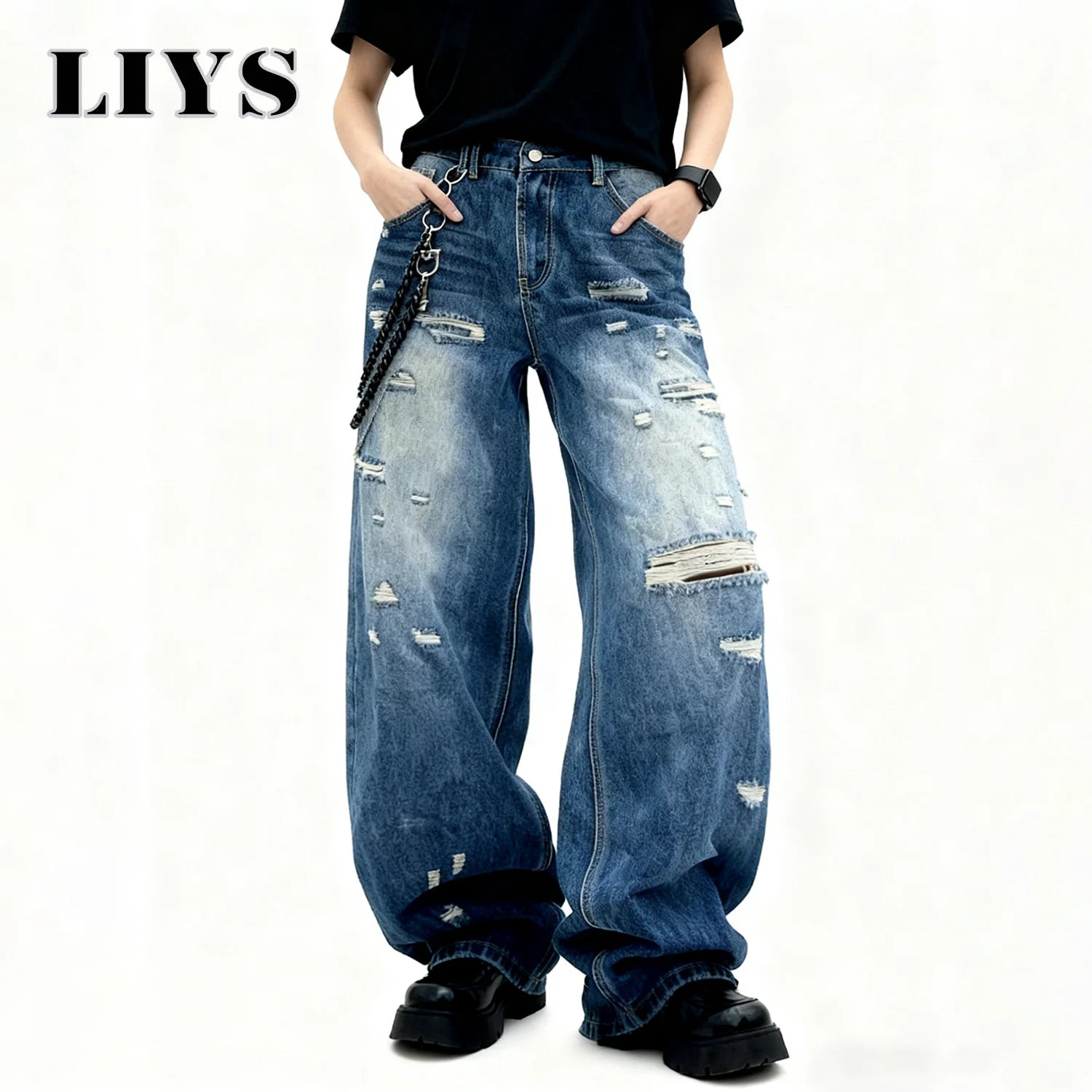 Urban Ripped Baggy Jeans
