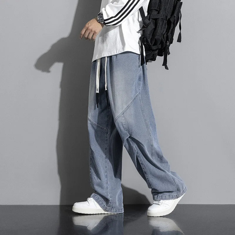Street Baggy Denim Joggers Casual