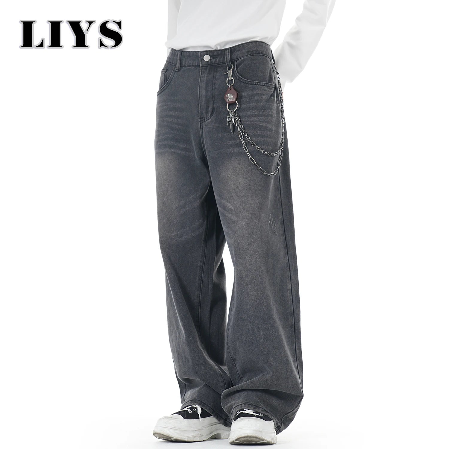 Everyday Retro Washed Wide-Leg Jeans