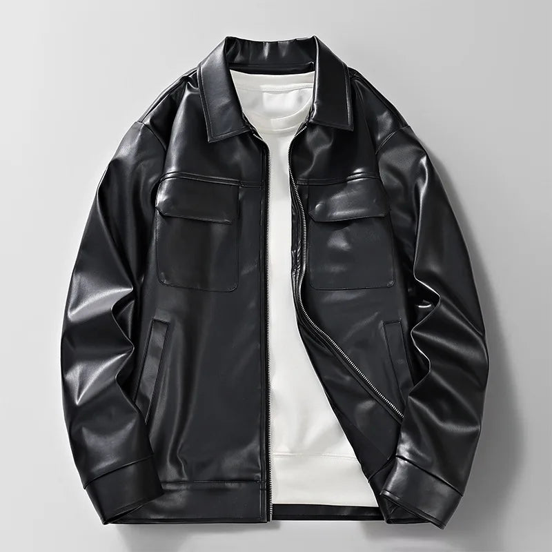 Urban Comfort Faux Leather Jacket