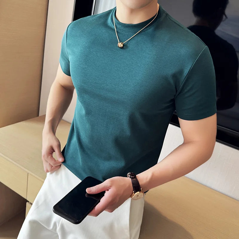 Everyday Stretch Highneck Slim Tee Comfort