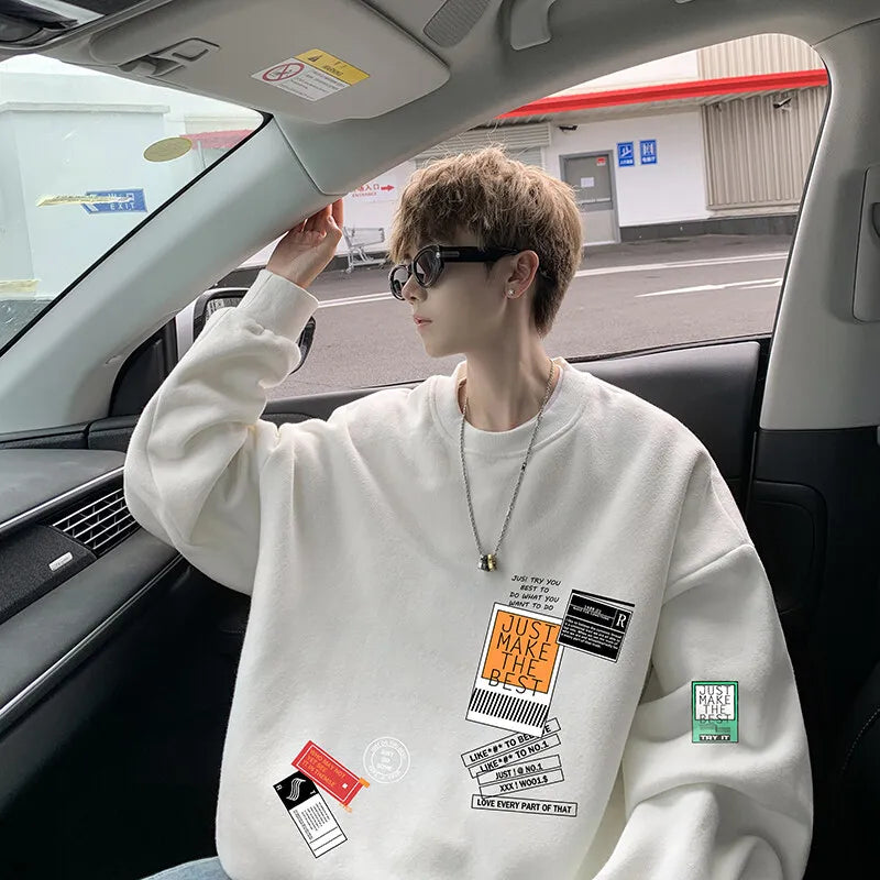 Cozy Urban Oversized Hooded Sweatshirt