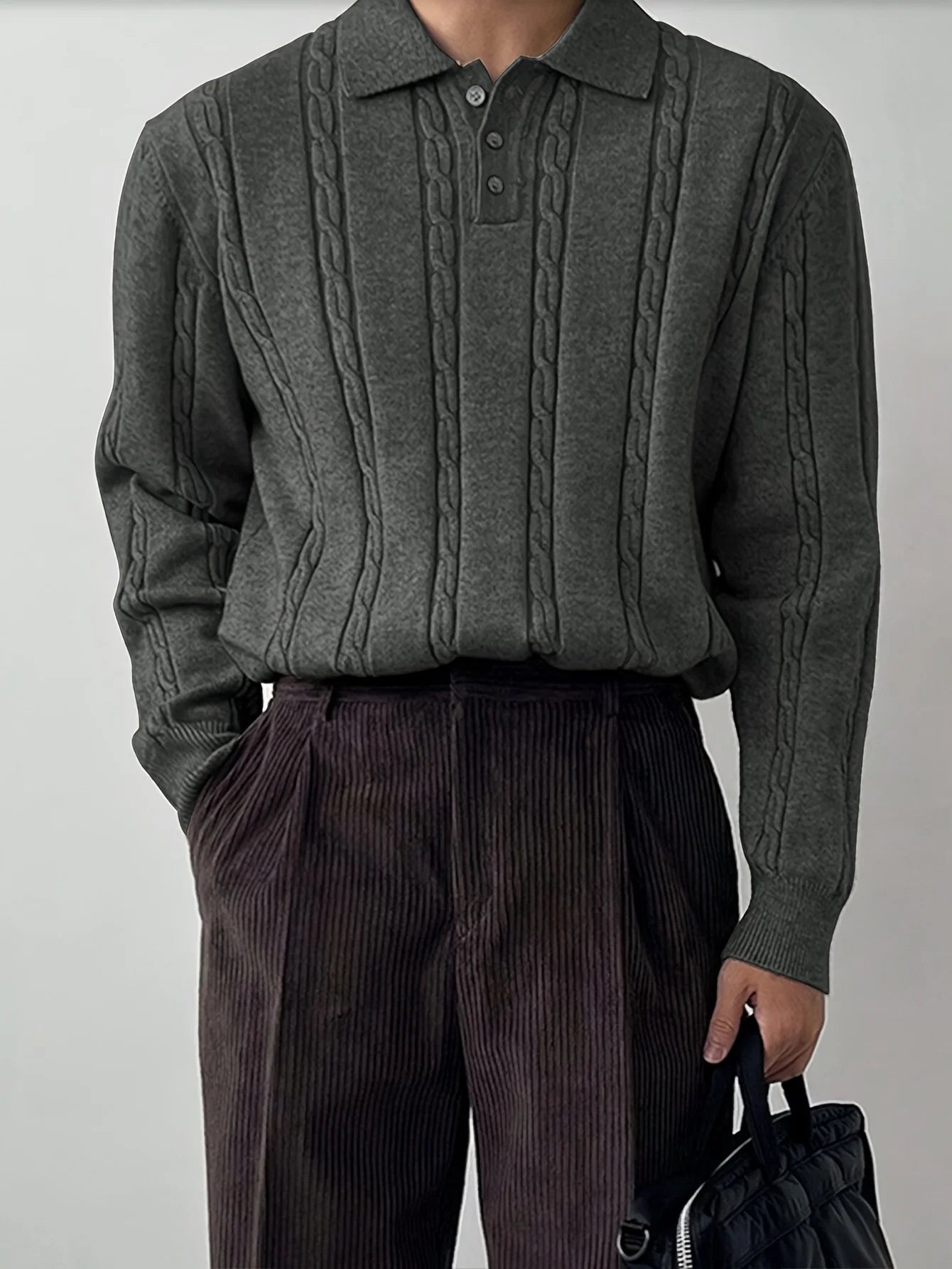 Everyday Slim Ribbed Pullover Sweater