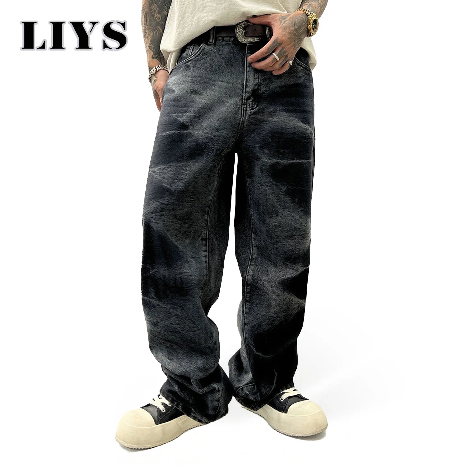 Retro Street Splash Jeans