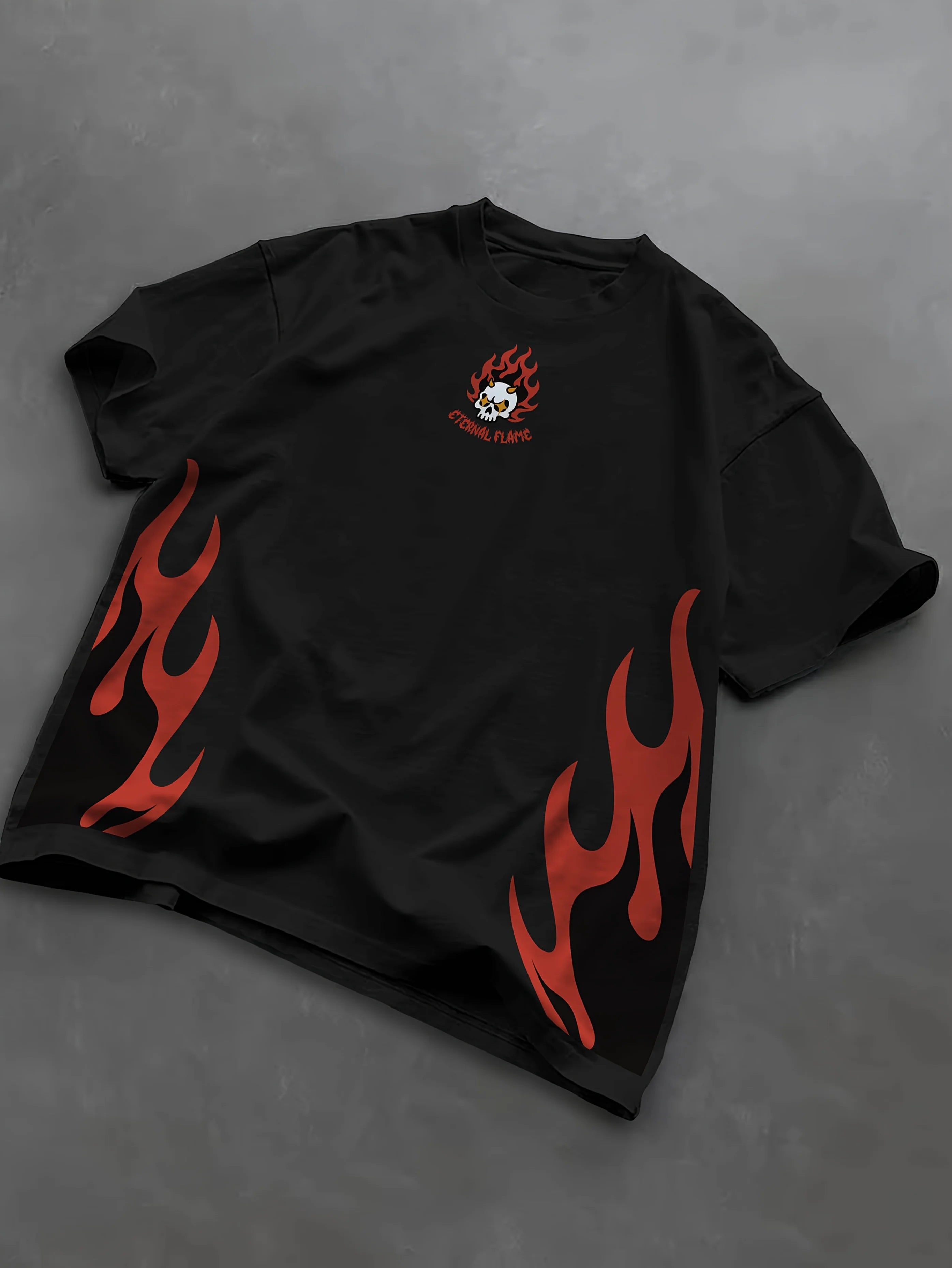 Red Flame Cotton Street Tee