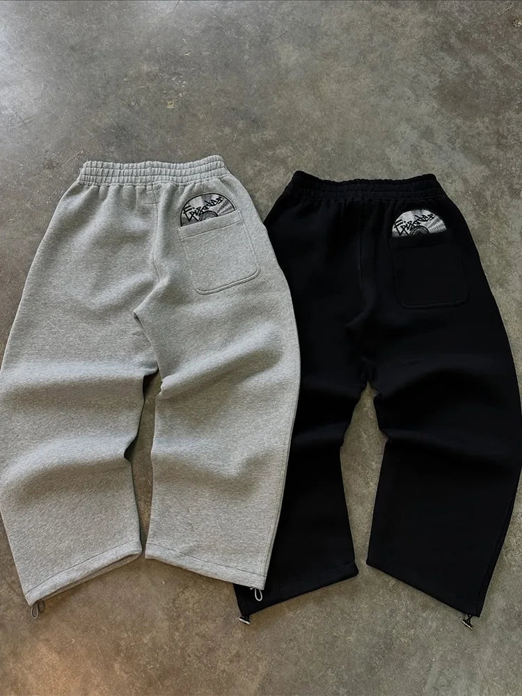 Retro Harajuku Streetwear Casual Tracksuit