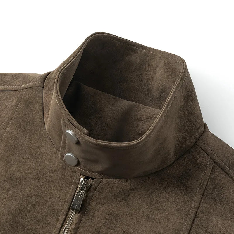 UrbanShield Casual Suede Winter Jacket