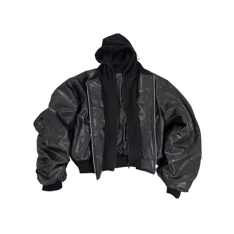 Cozy Urban PU Leather Winter Jacket